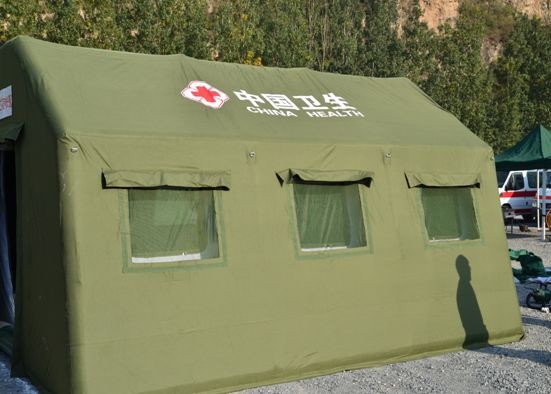 峪泉镇军用充气帐篷